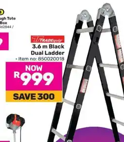 Game 3.6 m Black Dual Ladder offer