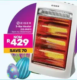 Game Eiger 3 Bar Heater offer