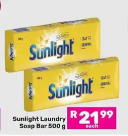 Game Sunlight Laundry Soap Bar 500 g offer