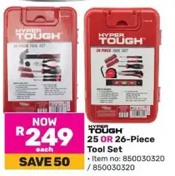 Game HYPER TOUGH 25 OR 26-Piece Tool Set offer