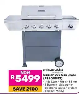Game Sizzler 5000 Gas Braai (FSBG0D53) offer