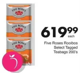 Save Hyper Five Roses Rooibos Select Tagged Teabags offer