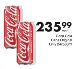 Save Hyper Coca Cola Cans Original offer
