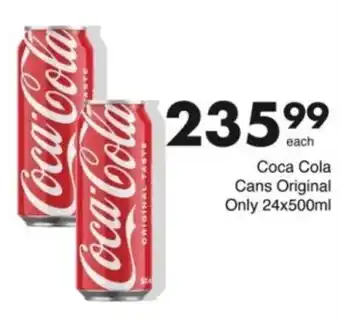 Save Hyper Coca Cola Cans Original offer
