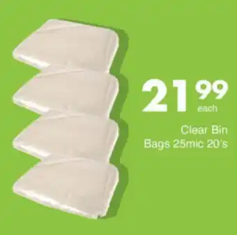Save Hyper Clear Bin Bags 25mic offer