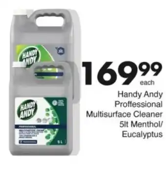 Save Hyper Handy Andy Proffessional Multisurface Cleaner Menthol/ Eucalyptus offer