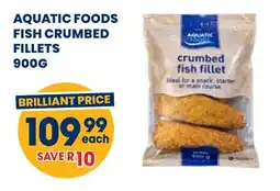 Econo Foods Aquatic foods fish crumbed fillets offer