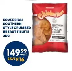 Econo Foods Sovereign southern style crumbed breast fillets offer