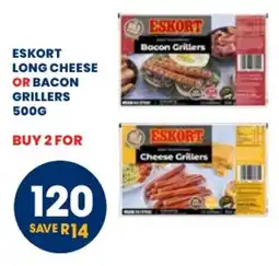 Econo Foods Eskort long cheese or bacon grillers offer