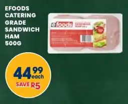 Econo Foods Efoods catering grade sandwich ham offer