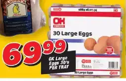OK Grocer OK Large Eggs offer