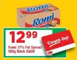 OK Grocer Romi 37% Fat Spread Brick offer