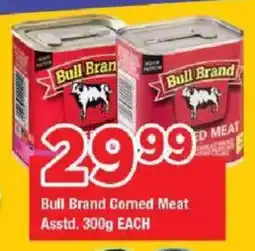 OK Grocer Bull Brand Corned Meat offer