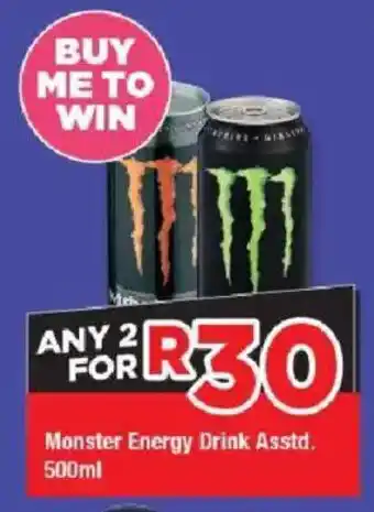 OK Grocer Monster Energy Drink offer