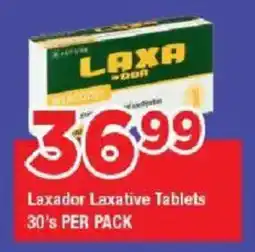 OK Grocer Laxador Laxative Tablets offer