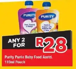 OK Grocer Purity Purée Baby Food Pouch offer