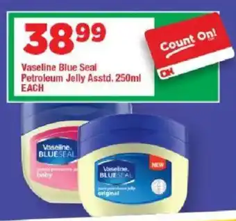 OK Grocer Vaseline Blue Seal Petroleum Jelly offer