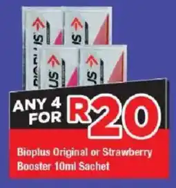 OK Grocer Bioplus Original or Strawberry Booster Sachet offer