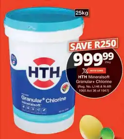 Checkers Hyper HTH Mineralsoft Granular+ Chlorine offer