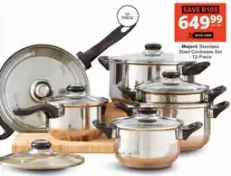 Checkers Hyper Majoré Stainless Steel Cookware Set offer