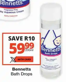 Checkers Bennetts Bath Drops offer