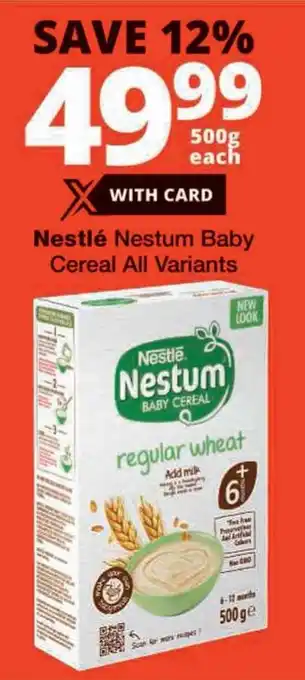 Checkers Nestlé Nestum Baby Cereal All Variants offer