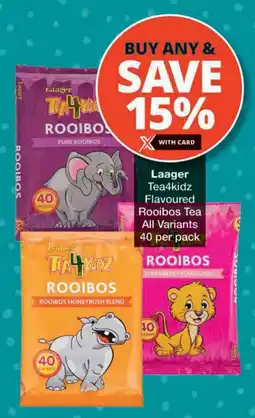 Checkers Laager Tea4kidz Flavoured Rooibos Tea All Variants offer