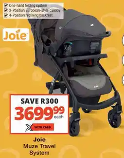 Checkers Joie Muze Travel System offer