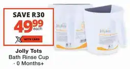 Checkers Jolly Tots Bath Rinse Cup offer