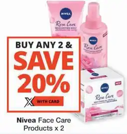 Checkers Nivea Face Care Products offer