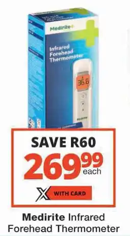 Checkers Medirite Infrared Forehead Thermometer offer