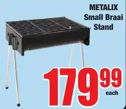 Boxer Superstores Metalix Small Braai Stand offer