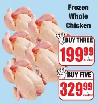 Boxer Superstores Frozen Whole Chicken offer