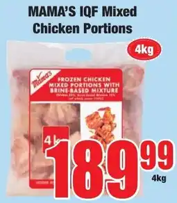 Boxer Superstores Mama's IQF Mixed Chicken Portions offer