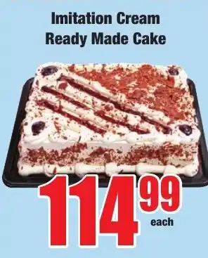 Boxer Superstores Imitation Cream Ready Made Cake offer