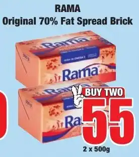 Boxer Superstores Rama Original 70% Fat Spread Brick offer