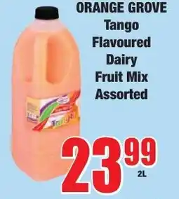 Boxer Superstores Orange Grove Tango Flavoured Dairy Fruit Mix Assorted offer