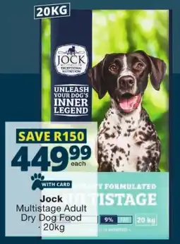 Checkers Jock Multistage Adult Dry Dog Food offer
