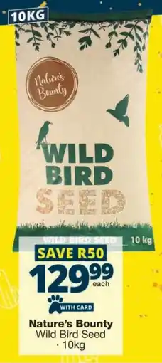 Checkers Nature's Bounty Wild Bird Seed offer