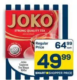 Pick n Pay Joko Tagless Tea Bags 100s offer