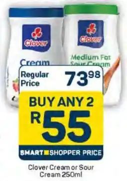 Pick n Pay Clover Cream or Sour Cream 250ml offer