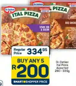 Pick n Pay Dr. Oetker Ital Pizza Assorted 280 - 335g offer