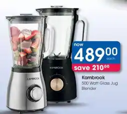 Clicks Kambrook 500 Watt Glass Jug Blender offer