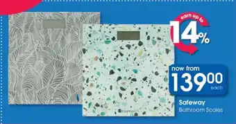 Clicks Safeway Bathroom Scales offer