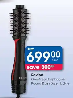 Clicks Revlon One-Step Style Booster Round Brush Dryer & Styler offer