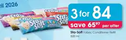 Clicks Sta-Soft Fabric Conditioner Refill 500 ml offer
