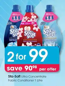 Clicks Sta-Soft Ultra Concentrate Fabric Conditioner 1 Litre offer