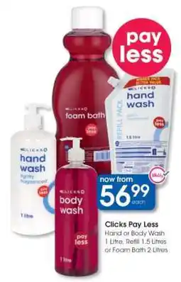 Clicks Clicks Pay Less offer