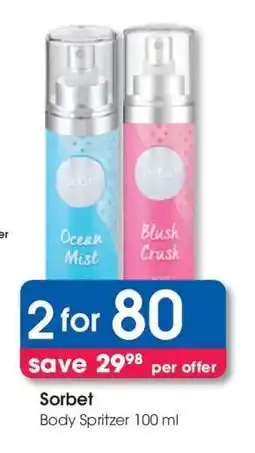 Clicks Sorbet offer