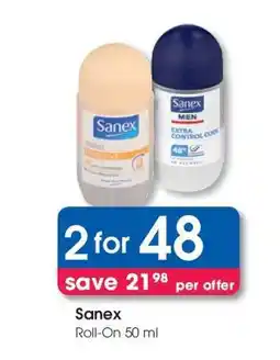 Clicks Sanex offer